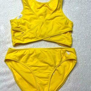 Abercrombie Kids Yellow Swimsuit. Size 13/14